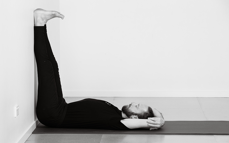 Cooling Postures Viparita Karani Byron Yoga
