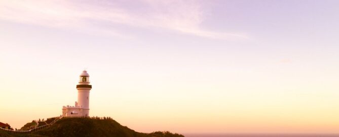 Byron Lighthouse in Winter